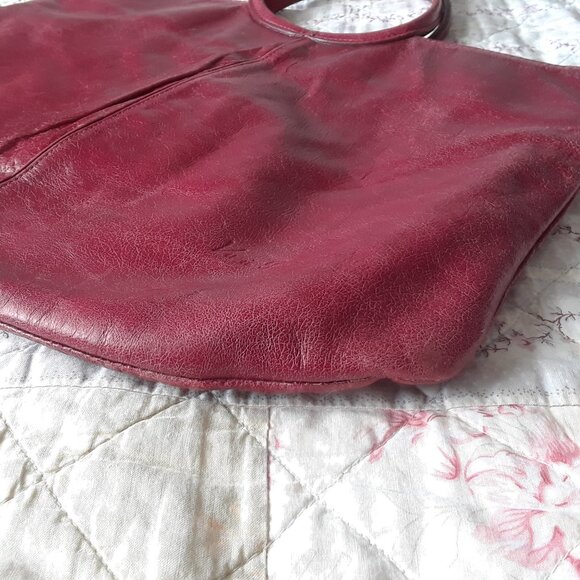 Vintage Va A Paris Red Leather Top Handle Bag - Picture 9 of 15
